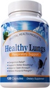 Sağlıklı Lungs 120 Capsules - Lung Function, Breathe Better, Stop Mucus, Phlegm ve Allergies hızla. Tüm Doğal Lung Sağlığı Supplement ile Hızlı Yardım Alın