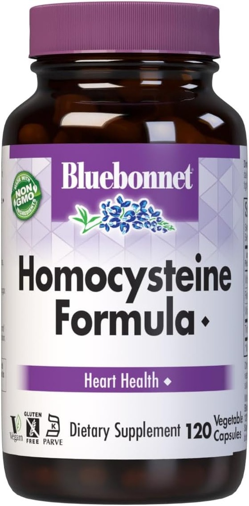 BlueBonnet Homocysteine Formula Suplemento, 120 Conde