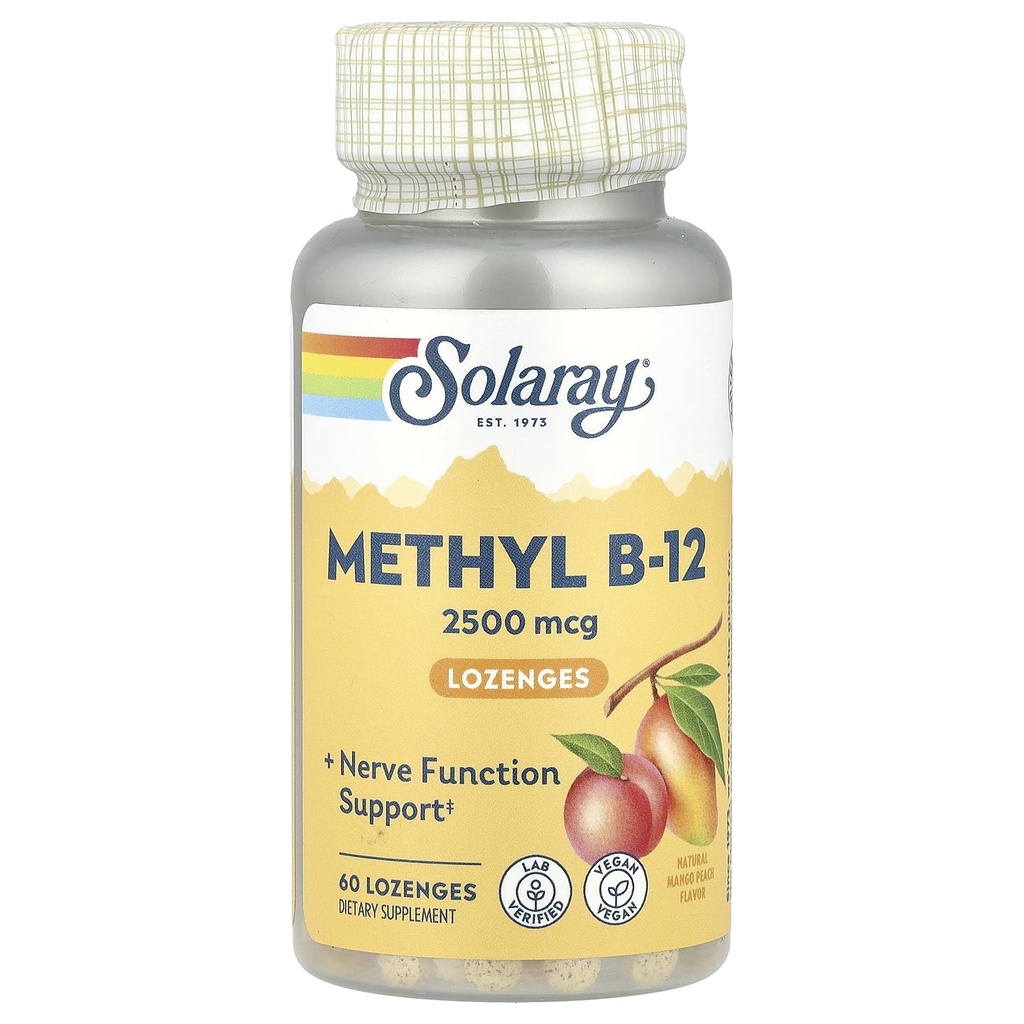 Solaray, B-12 Methyl Lozenge, 60 Count
