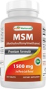 Best Naturals MSM 1500 mg 180 tabletten