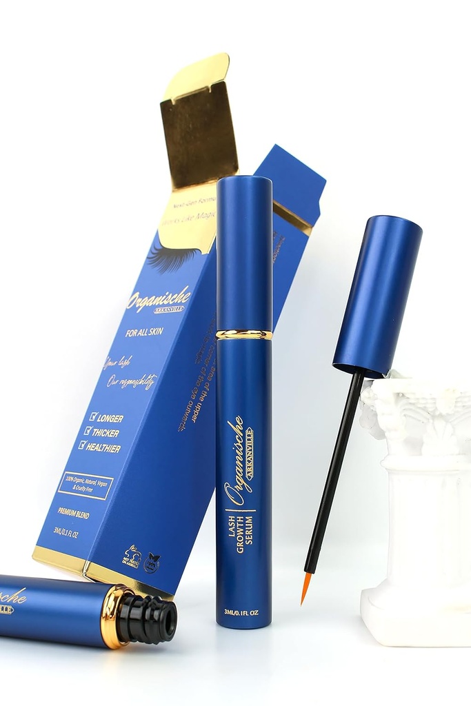 Organic Eyelash Growth Serum, Osiągnąć swoje Dream Lashes naturalnie, Rapid Lash Enhancing Serum, USA