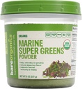 Bauroraganics Super Greens Adamic  US USda Organic, Gluten-free, เวก้า, Non-GMO, BPA-free-Klp, Chloella, Spirulina, 8oz