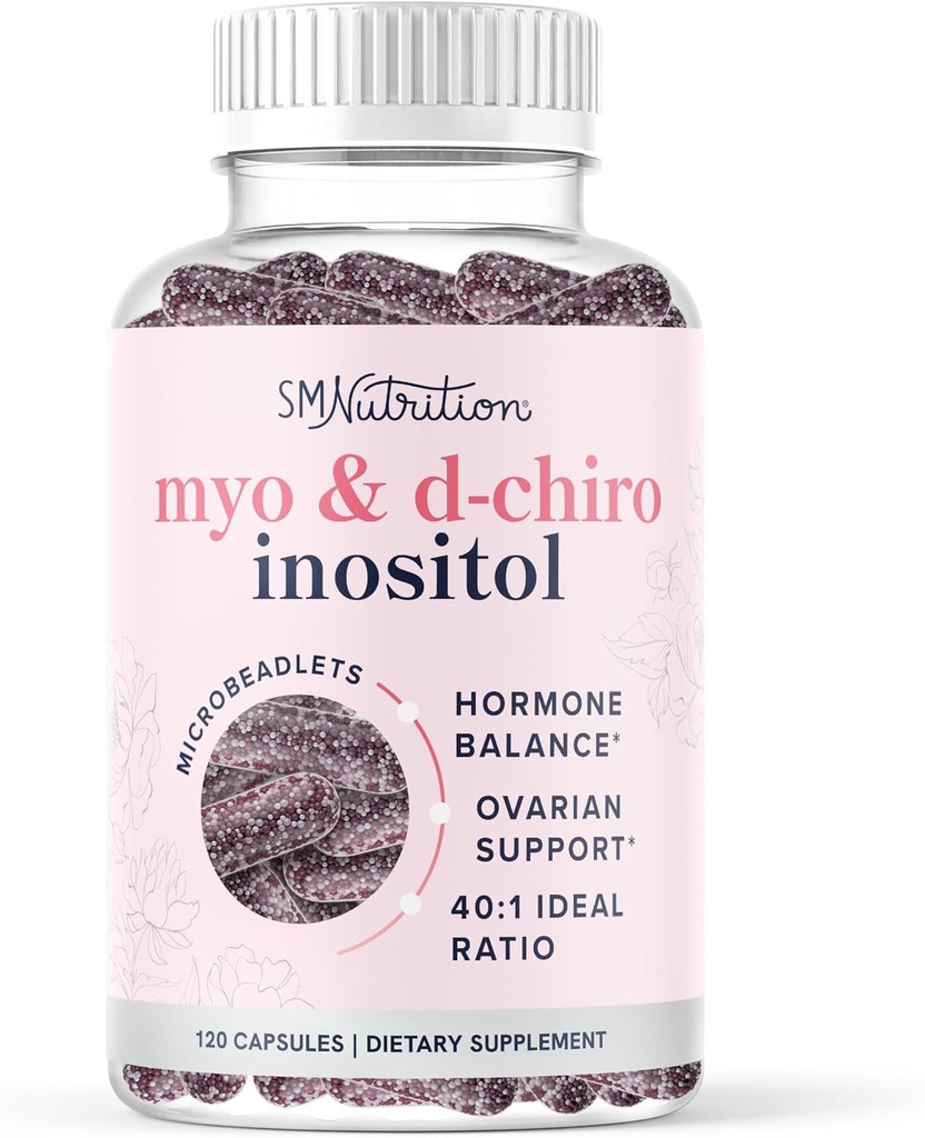 Myo-Inozitol & D-Chiro Inozitol pre Hormone Balance pre ženy 