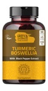 Boswellia Extract Capsules (90 Capsules) 1000 mg - Boswellia Serrata with 95% Black Pepper Extract and Curcuminoids Extract and 65% Boswellia Extract