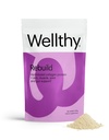 Wellthy Collagen Peptides Protein Powder - Grass Fed Hydrolyzed Collagen for Hair Growth, Skin, Nails, Gut and Joint Support - 20,000mg Collagen & 18g Protein | Unflavored (15 Servings)