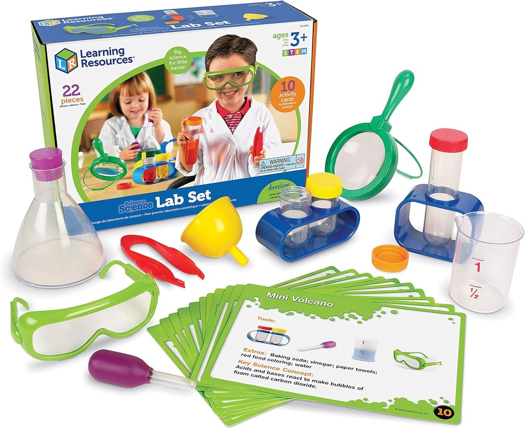 Õppematerjalid Primary Science Lab Activity Set - katsed lastele, keemia mänguasjad, teeskle mäng, STEM projektid, Classroom Must Haves, Õpetaja tarvikud, Montessori kingitused poistele ja tüdrukutele