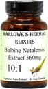 Barlowe's Herbal Elixirs Bulbine Natalensis |10:1 Ekstrakt | 360 mg per kapsel | 60 Veggie kapsler | flaske i glass | Stearate gratis