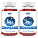 VITA GLOBE Melatonin Gummies 5mg, Sleep Aid Gummies, Non-GMO, Vegan and Sleep Aid Supplement, Supports Relaxation & Healthy Sleep Cycle, 50 Count Sleep Aid Gummy (Pack of 2)