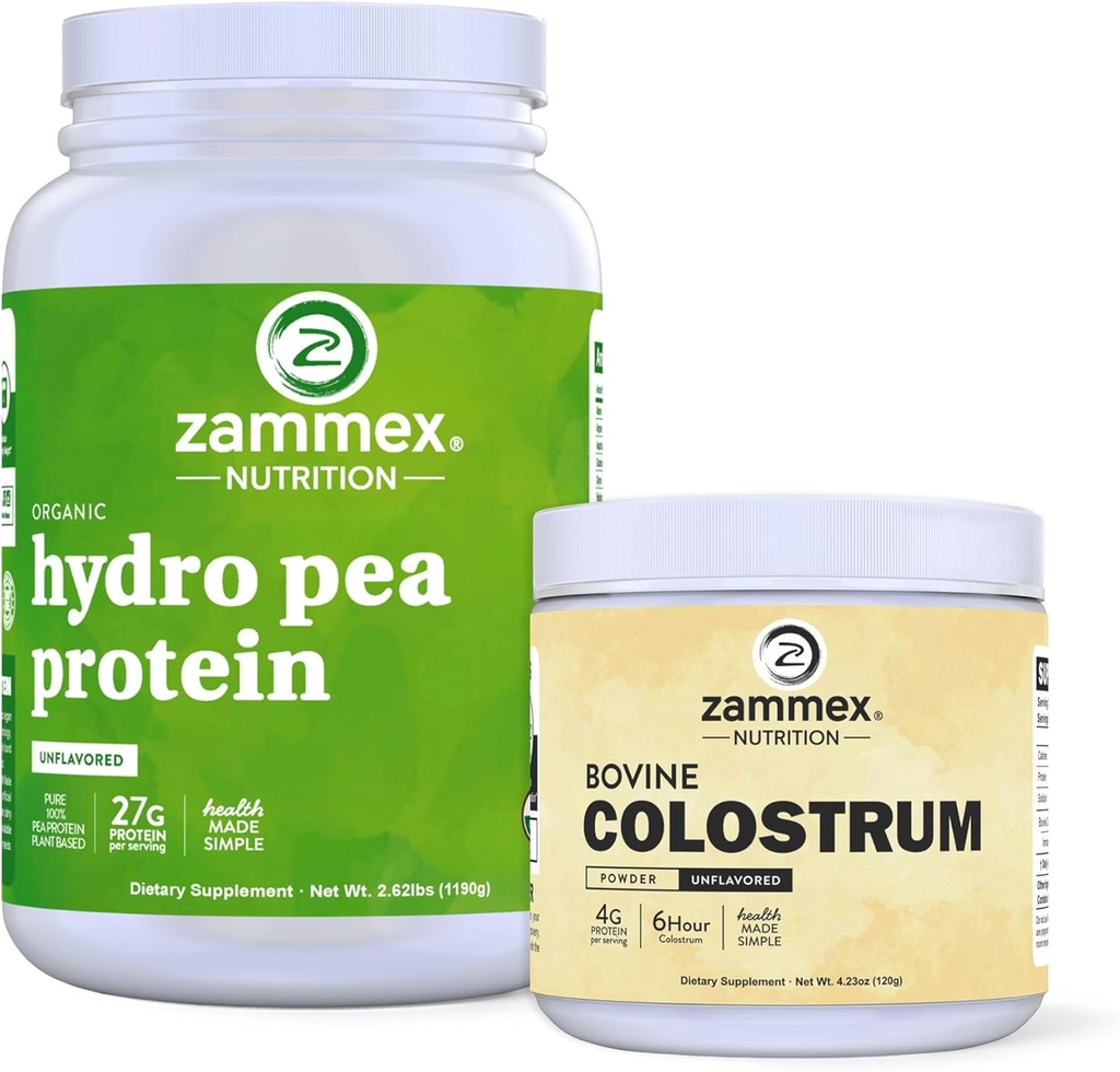 Zammex Pea Protein Powder + Bovine Colostrum Powder