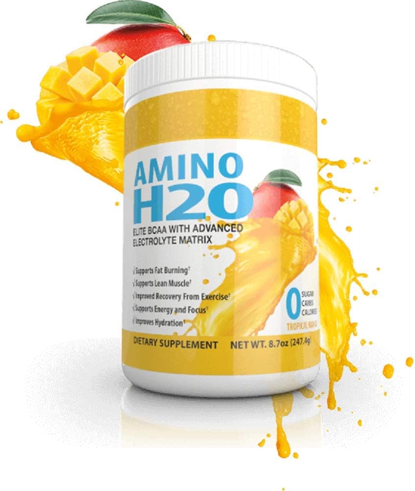 Amino H20 (BCAA gehigarria | Energia naturala | Zero Caffeine | Zero Sugar | Zero Calories | Natural Recovery | Zero Glutan | Zero Carbs | Zero Animal Products