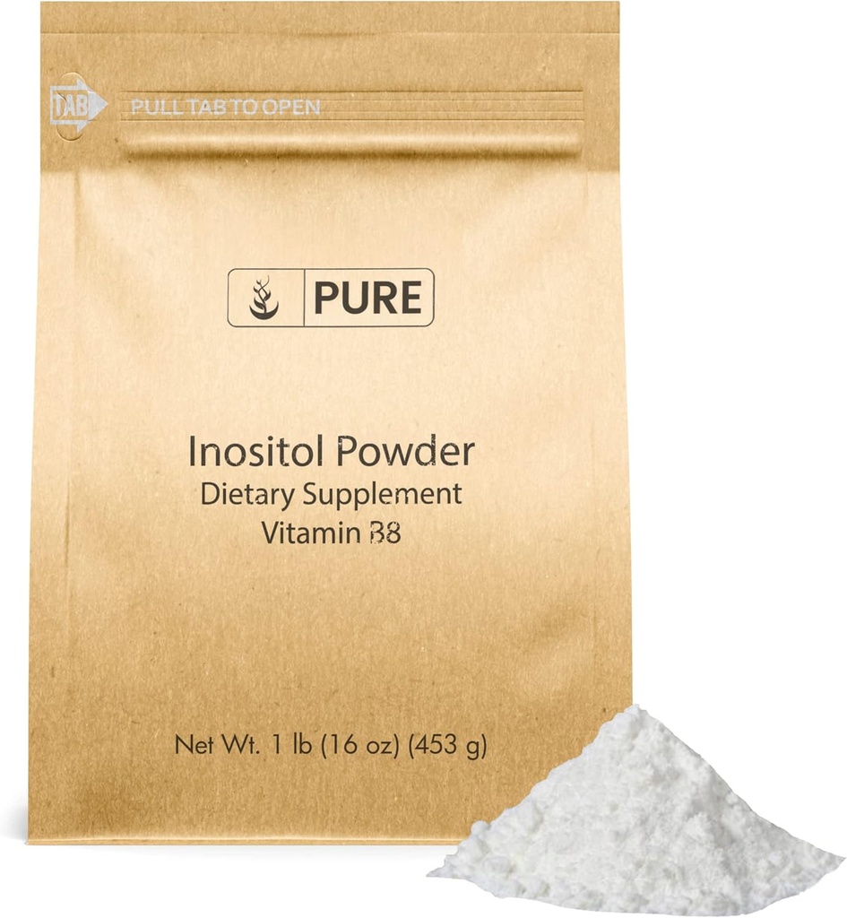 Thuần túy nguyên bản Inositol (Vitamin B8) Powder (1 lb) Luôn luôn tinh khiết, không tô đầy hay thêm
