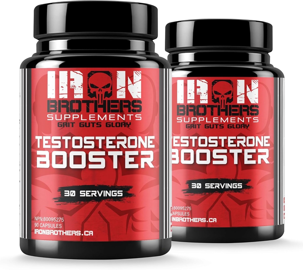 Testosteron-Booster-Ergänzungen für Männer - Estrogen Blocker - Supplement Natürliche Energie, Stärke & Stamina - Lean Muskelwachstum - Fördert Fettverlust - Erhöhung männliche Leistung (2 Flaschen)