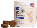 Wuffes 23-in-1 Honden Multivitaminesupplement voor Hip & Joint, Skin & Coat and Immuun System Support met Omega 3, ijzer, zink, vitamine C - Mineralen en vitamines voor senior honden en puppies - 30 Zachte kauwen