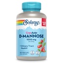 Solaray D-Mannose 1000mg with CranActin Cranberry Supplement 400mg, Urinary Tract Health & Bladder Support Capsules with Vitamin C, Vegan, 60 Day Guarantee, 75 Servings, 150 VegCaps