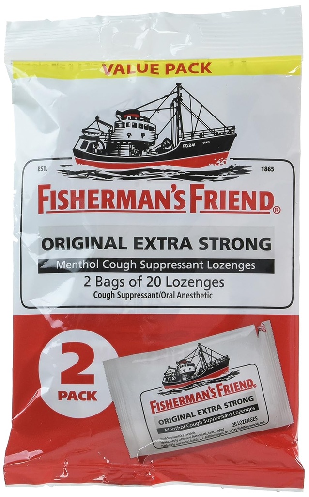 Fishermanen laguna Jatorrizko Akuarelazko Lozenges Sendakorra, 20 Kondea (2ko paketea)