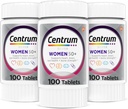 Multivitamina de Mujeres de Plata Centrum para Mujeres 50 Plus, Suplemento Multivitamina/Multimineral con Vitamina D3, B Vitaminas, Calcio y Antioxidantes, Gluten Libre, Ingredientes No GMO - 300 Conde
