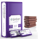 timbar Protein Bary 12 Balení 124; 12g Protein & 9g Fiber Plant Based- Energy & Nut Bary For 124; Gluten Free, Non-GMO, Dairy Free, Zdravý On-theBe- Snack & Strava náhrada (12 Balení, čokoládový Brownie)