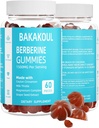 Berberine với Ceylon Gummies, Sugar- Free Berberine 1500 mg và Ceylon Thinmon 500 mg, High Potency Berberine Gummies với Magnesium và Milk Thille, 60 Gummies