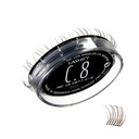 Lashify Curl 8mm Gossamer Silmänrintalaajennukset uudelleentäyttö, Minx väri, DIY väärennetty lashes varten luonnollinen ulkonäkö