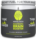 Nootropic Brain Booster (90 Servings) Nootropic Drink Mix & Brain Supplement - Energia wzmacniająca paliwo mózgowe, Focus & Memory - Zero Calories, Cukier wolny - Kiwi Truskawka