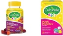 Culturelle Daily Probiotic for Kids + Veggie Fiber Gummies (Ages 3+) - 30 Count " Kids Chewable Daily Probiotic for Kids, Ages 3+, 30 Count, #1 Pediatrician-Recommend