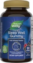 Природа Шлях Sleep Well Melatonin і Magnesium Gummies, підтримка сну для дорослих*, з Ashwagandha, Berry Flavored, 90 Gummies