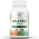 Amla Capsules 1500mg -120 Veg Capsules. Raw and Pure Natural Vitamin C, Naturally Boosts Immunity, Skin Glow, Energy & Abundant Antioxidants. Whole Green SuperFood Nutrition. Non GMO-Gluten Free.