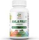 Amla capsule 1500mg -120 capsule di veg. Vitamina C naturale cruda e pura, potenzia naturalmente l'immunità, Skin Glow, Energy & Abundant Antiossidanti. Nutrizione SuperFood Verde. Non OGM-Gluten Free.