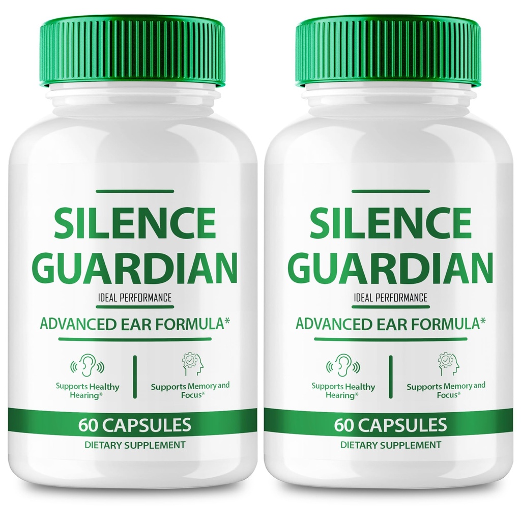 Silence Guardian Tinnitus Relief For Ringing Ears Capsule, Silence Guardian Ring Clear Tinnitus Pills, SilenceGuardian Ear Tinnitus Supplement, Ear Ringing Tinnitus, SilenceGuardian Reviews (2 Pack)