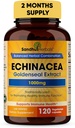 SANDHUHERBALS Sandhu Herbals Echinacea Goldenseal 1000 Mg 120 kapsulak | Sistema Inmunoa Laguntza Errespiratzailea Erantzun Inflamatorio osagarria