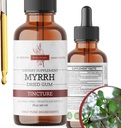 Myrrh Liquid extract organikoa - Alkoholik gabeko Tincture Drops | Non-GMO, Vegan, Gluten-Free Herbal Supplement | 2 Fl Oz | Made in USA