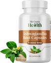 Ashwagandha Root Powder Capsules 1300mmg, Implementació de Metabolisme per a Dones i homes, imune i de suport modut, Ashwamag GMO, implementació per a l'Energia Lliure i dormir 90 Capules