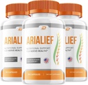 Arialief Kapsułki, Arialief Advanced Supplement, All Natural Formula do utrzymania zdrowych poziomów, Maksymalna moc Codzienne Formuła, Arialif Kapsułki Recenzje (3 Pack - 180 Kapsułki)