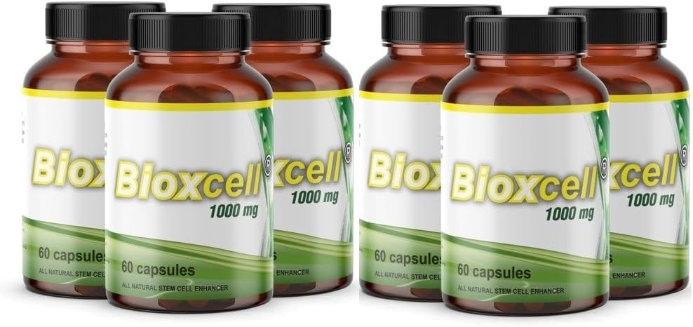 Bioxcell Nova versão Celulas Madres (6 garrafas) 1000mg Stem Enhancer Cell Aphanizomenon Flos-aquae