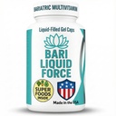 Bariatric Multivitamin with Iron - Liquid-Filled Rapid-Absorption Softgels - ASMBS Compliant - All-in-One Bariatric Supplement for Sleeve, Bypass, Band Patients -2 Softgels Daily, 60 Count