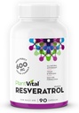 Plantal Resverratal 600mmg - 90 Vegan Revenratel Capules - Transurity Transventroratel suplementari - Antixidant - No-GMO, Guttent-Free