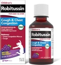 Robitussin Tosse Infantil e Congestão de Peito DM, Tosse Medicina para Crianças, Sabor de Uva - 4 Fl Oz Garrafa, 300318715130