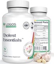 Colest Essentials - 60 Cápsulas Vegan Suplemento com Alho, Niacin, Policosanol, Guggul, Planta Sterol & Cayenne .