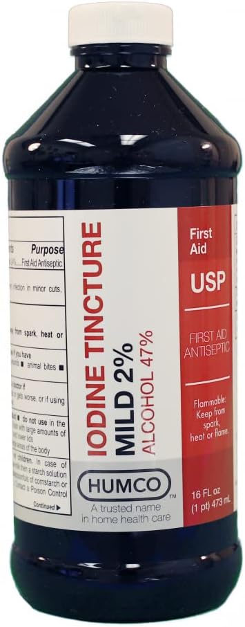 Humco Mild Iodine Teinture USP - 16 oz