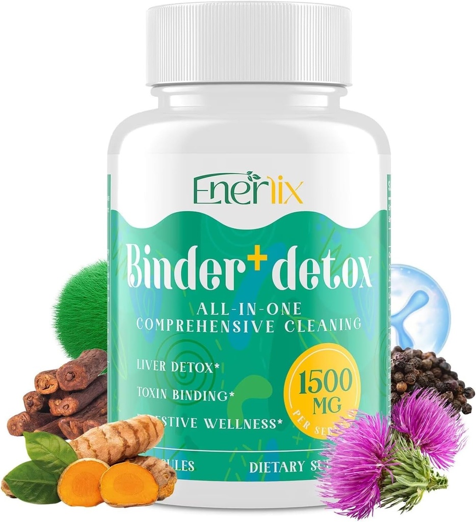 15 ใน 1 Detox Binder, เรียกใช้งานชาร์โคอัล, Zoltite & Bentonite Clandy, Cholella, 1500 MG Detox Supplement Expplement Expplement absorbent, Bourt Digestive Detox Bloodse, 90 Cules