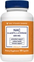 La Vitamina Shope NAC N-Acetyl-L-Cysteine - Casa de Celoor, Imne i contraoxid - 600 MG (50 Capesles)