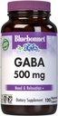 BlueBonnet Nutrition GABA 500mg, for Stress Relief*, Podpora Relaxation*, Kosher, Vegan, Gluten-free, Soy-free, Non-GMO, 120 Zelenjavnih kapsul, 120 Servingov