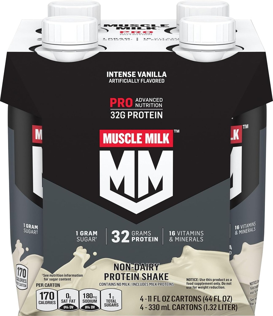 Protein Seri Milk Pro Shake, Intense Vanilla, 4 Count