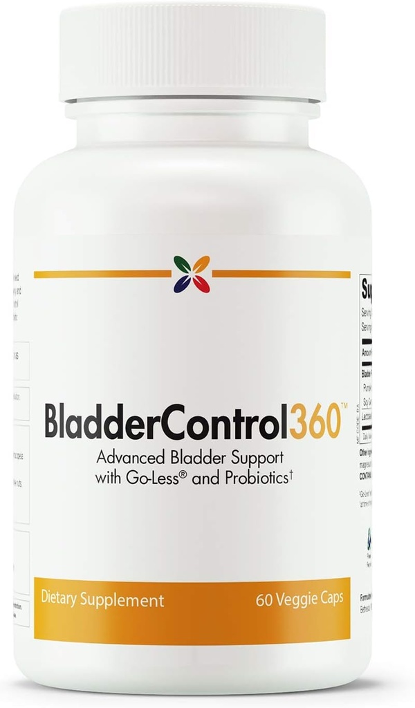 Aturar ara - BladderControl360 Fórmula - Implementació del control de Bladder - Go-Les & Probiotics - Salut Urinary Probiotics suplementari - Lactobacill Rhamnos, Pumpkind & Soy Germ Extreu - 60 Tiracs