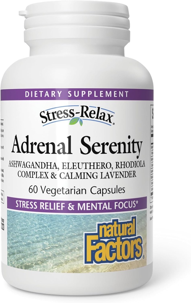 Natuurlijke factoren STRESS-RELAX® Adrenal Serenity, 60 capsules