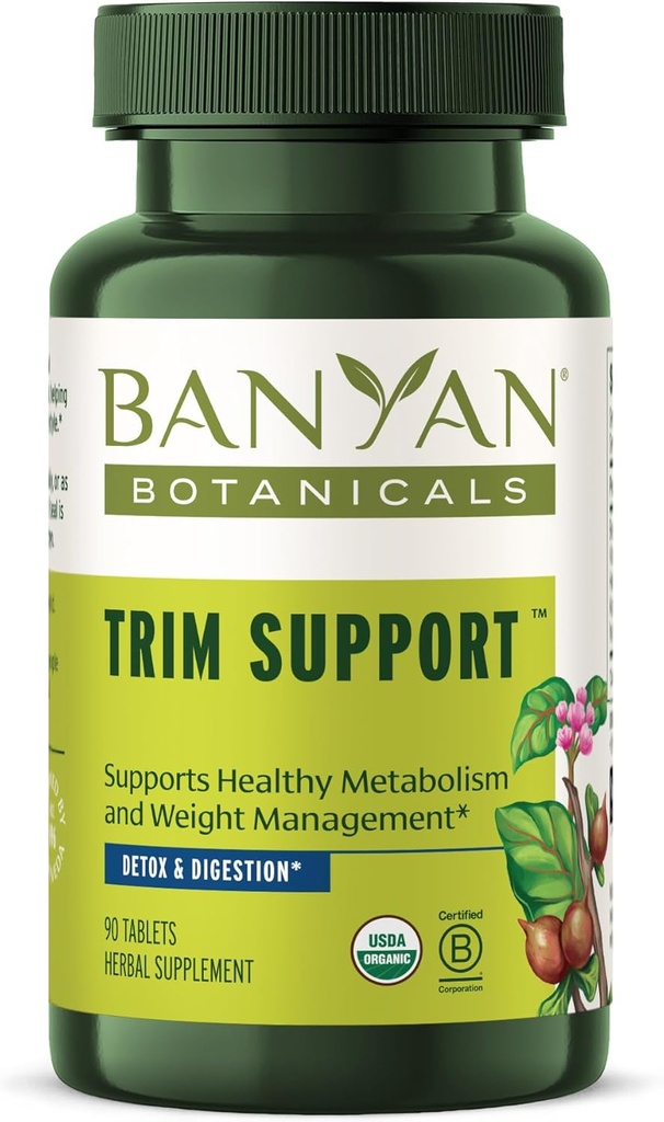 Banyan Kasvitieteet Trim Support ... Organic Weight Loss Supplement* ...