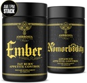 Ambrosia Nomorbidity Advanced Appetite Control & Ember Thermogenic Fat Burner | Võimas näljahaldus, isutugi ja rasvapõletussüsteem KSM-66 Ashwagandha, Garcitrin, CapsiMaxTM, Aafrika