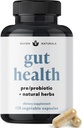 All-in-One Gut Health w/Probiotics, Prebiotics, Digestion-Support Herbs, and Fitogens - Laky Gut Fix Formula to Support Gut Lining, Help in Digest, and Promote Good Bacteria