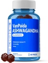 Vegan Ashwagandha Gummies, Calming, Sleep Quality, Memory & Cognitive Support Supplements, Relaxing, Restorative, 비타민 D, 면역 지원, 유기 남아프리카 Ashwagandha 뿌리 추출물, 글루텐 무료.