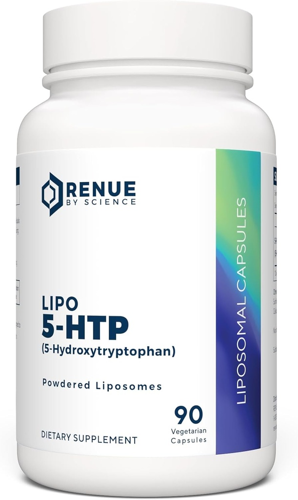 Renue by Science 5HTP ... Liposomal 5 HTP Supplement ... 90 5-HTP Kapselit - 75 mg 5-hydroksitryptofaani per Serving...
